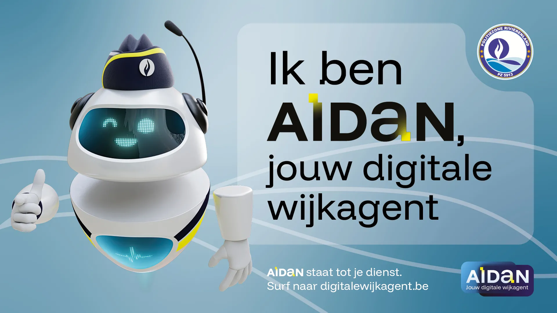 Ik ben Aidan, jouw digitale wijkagent
